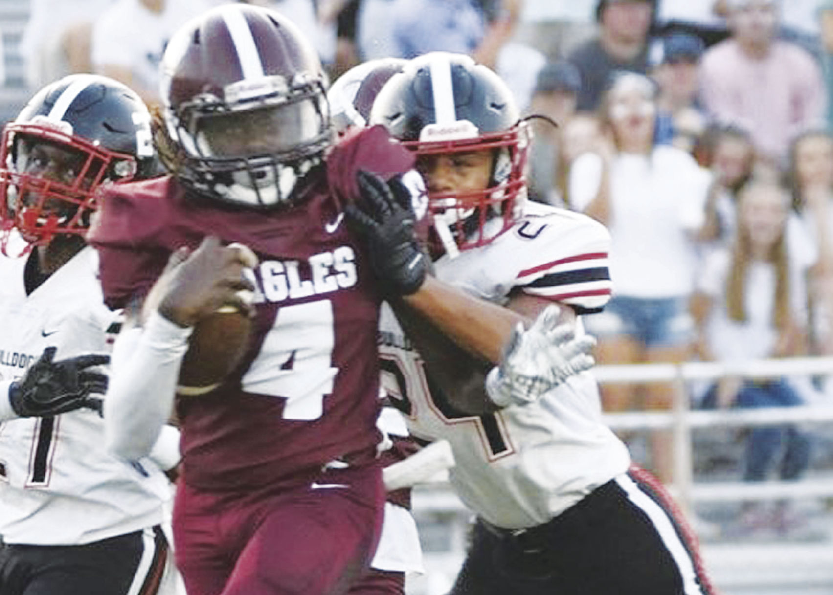 Crossett can't hold onto the ball in the rain